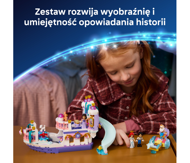 LEGO DISNEY 43299 Królewska łódź weselna Arielki - 1529815 - zdjęcie 6